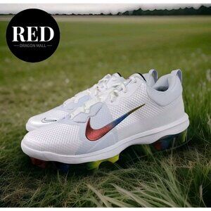 Nike Force Trout 9 Pro MCS Rainbow Baseball Cleats FB2908-106 - Men's Size 12